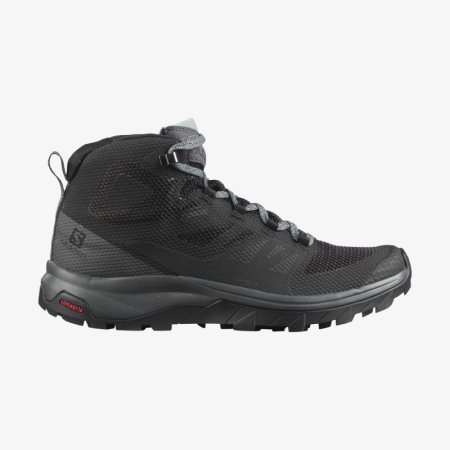 Salomon OUTLINE MID GORE-TEX Womens Hiking Boots Black | Salomon South Africa